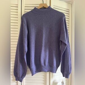 NWT Charter Club Cashmere Lavender Crewneck Sweater